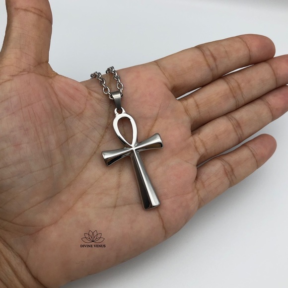 Ankh Necklace | Stainless Steel | Unisex - Picture 9 of 11